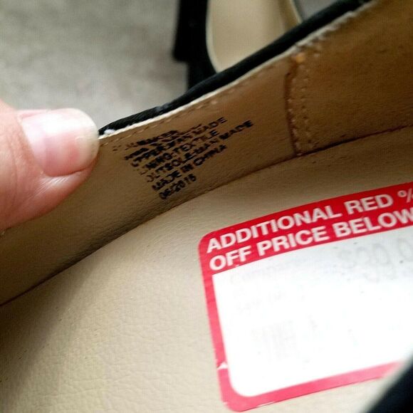 Unlisted Womens Sz 6 M Black Slip On 4" Heels Platform Pumps - Picture 10 of 11